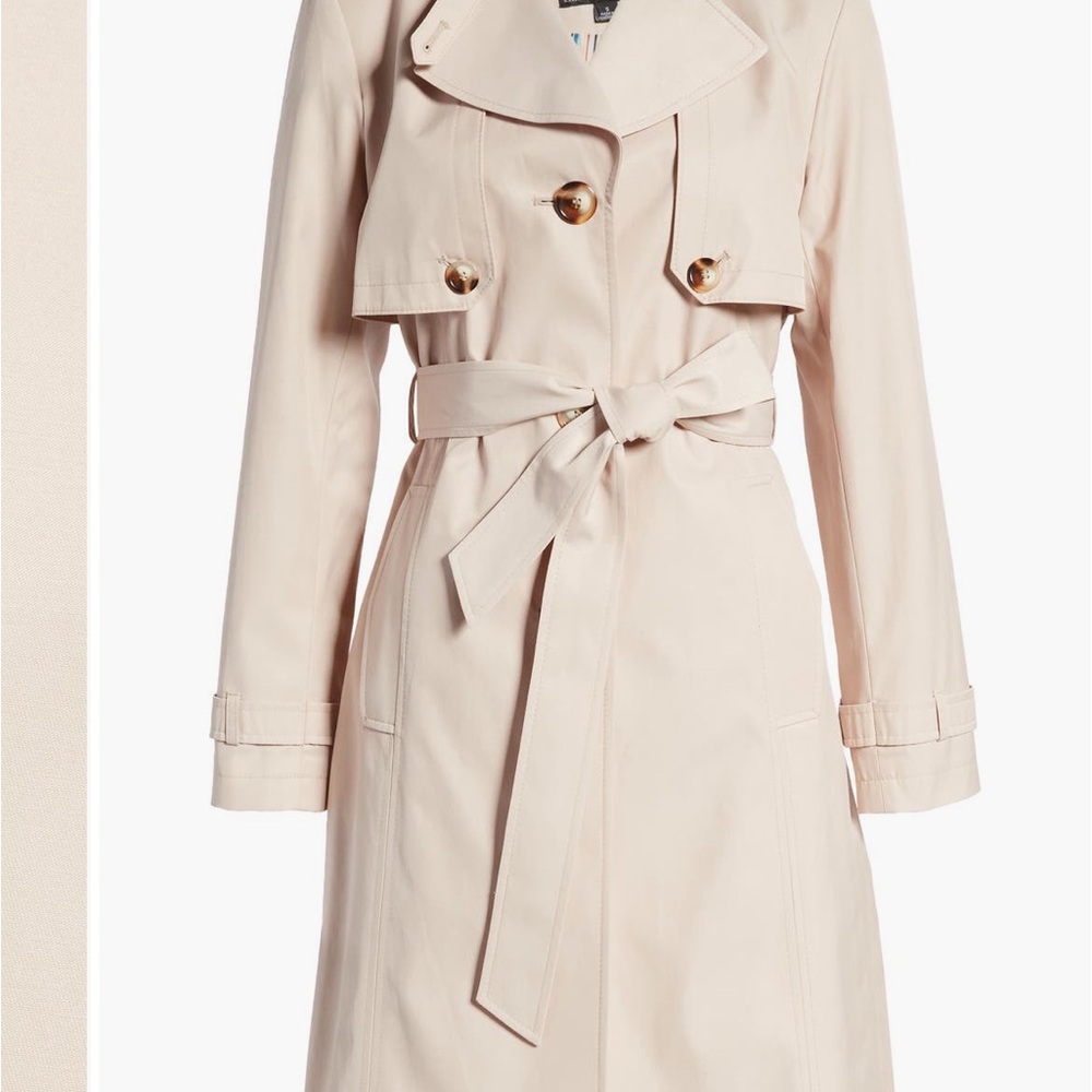 Women's Cream Trench Coat